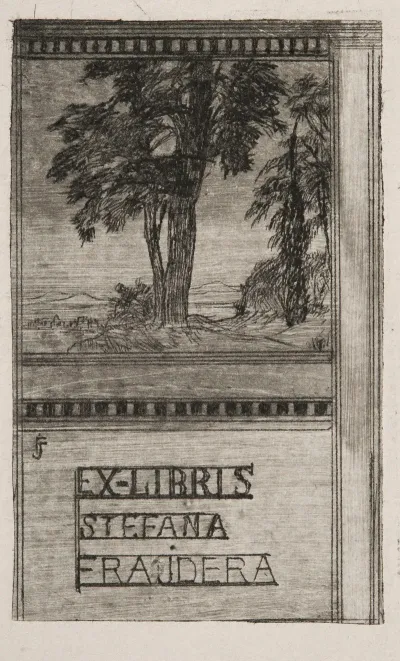 Bookplate Of Stefan Freider