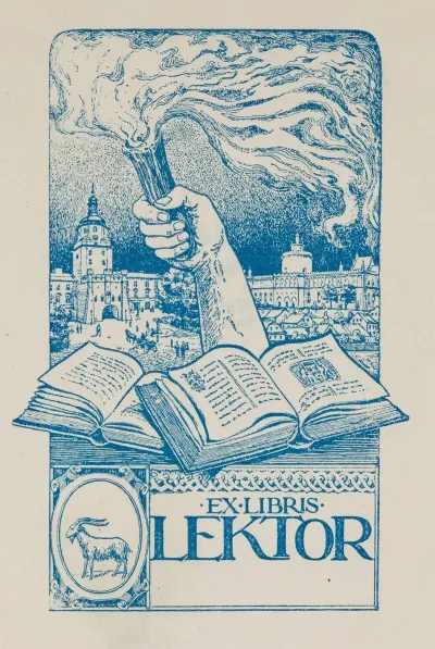 Bookplate Of The Lektor Iibrary