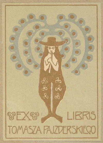 Bookplate Of Thomas Pajzderski 1864 1908