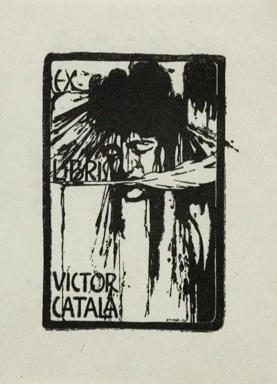 Bookplate Of Victor Catala