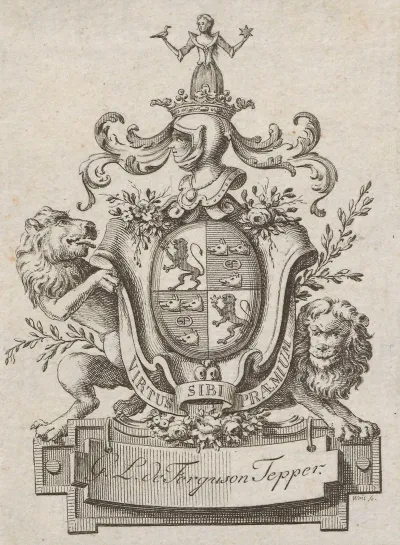 Bookplate Of Wilhelm Ludwik Ferguson Tepper