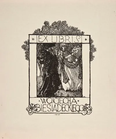 Bookplate Of Wojciech Biesiadecki