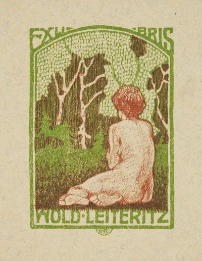 Bookplate Of Wold Leiteritz
