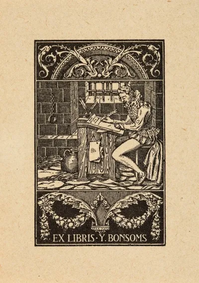 Bookplate Of Y Bonsoms