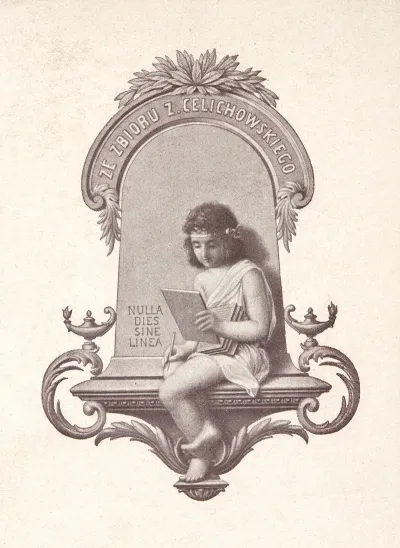 Bookplate Of Zygmunt Ceiichowski