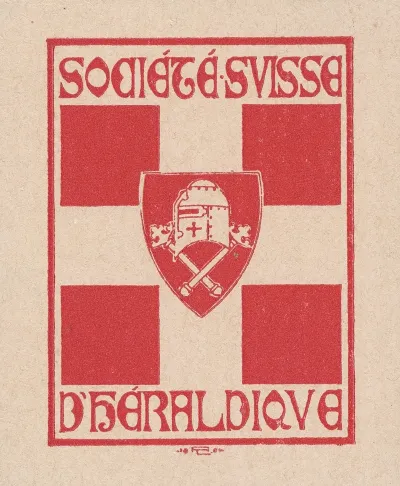 Bookplate Societe Suisse Dheraldique 2