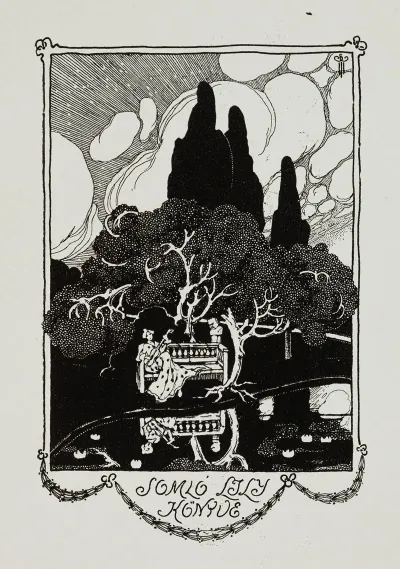 Bookplate Somlo Lily Konyve
