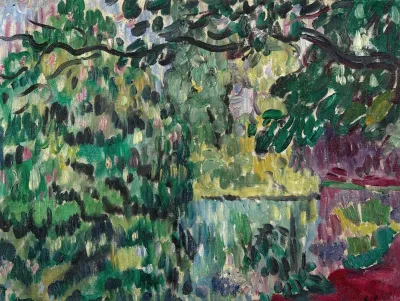 Bord De Riviere Aux Arbres