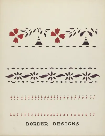 Border Designs From Proposed Portfolio Maine Wall Stencils 2