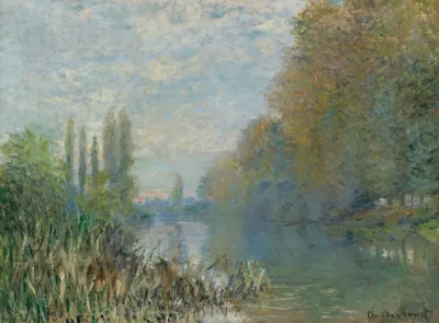 Bords De La Seine En Automne