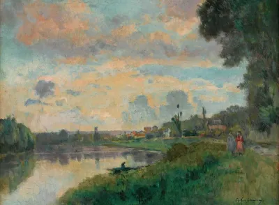 Bords De Seine Aux Environs De Rouen