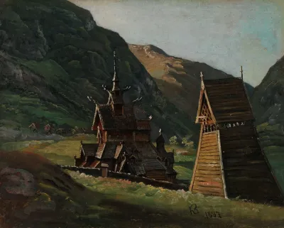Borgund Stave Church In Laerdal