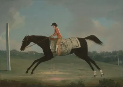 Borlase Cokayne As A Boy Riding Sultana