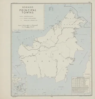 Borneo Principal Towns