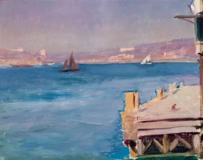 Bosporus Study From The Journey To Constantinople