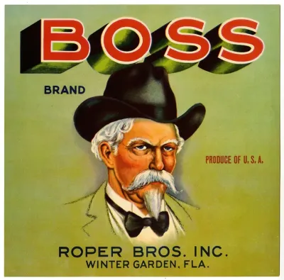 Boss Brand Produce Label 2