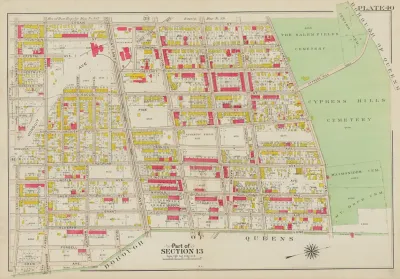 Bounded By Logan Street Jamaica Avenue The Salem Fields Cemetery Cypress Hills Cemetery Maimonides Cem Mt Hope Cem Elderts Lane Glen Street Magenta Street Drew Avenue Glendorm Avenue