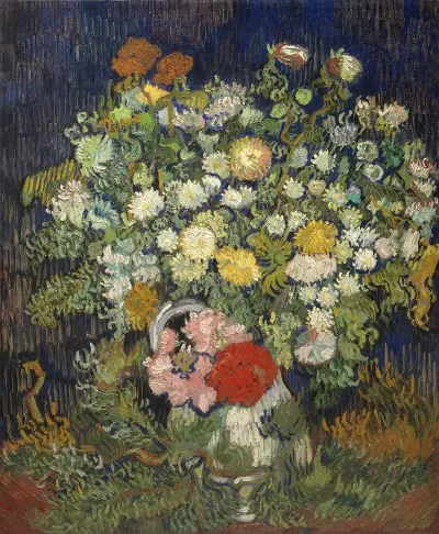 Bouquet Of Flowers In A Vase 2