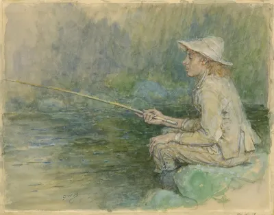 Boy Fishing 4