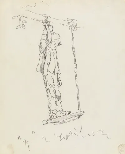 Boy On A Swing