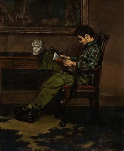 Boy Reading