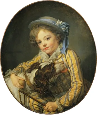 Boy With A Dog