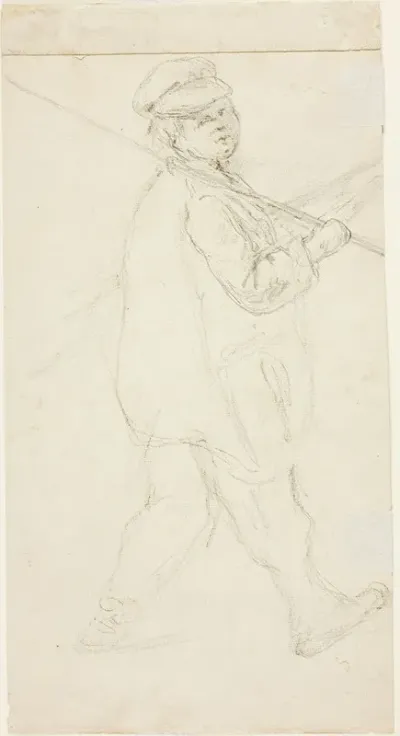 Boy With A Fishing Pole