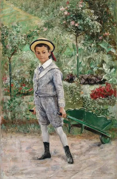 Boy With A Wheelbarrow