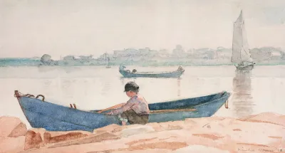 Boy With Blue Dory