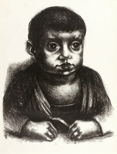 Boy With Fork
