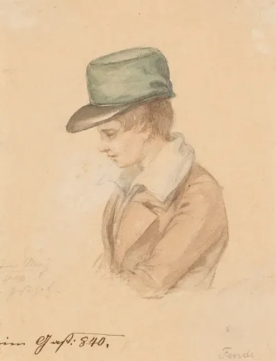 Boy With Green Cap