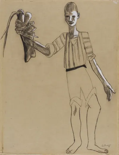 Boy With Lobster
