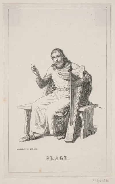 Brage Illustration Til Fabricius Danmarks Historie 1