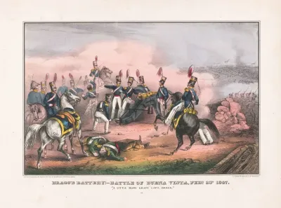 Braggs Battery Battle Of Buena Vista Feb 23rd 1847
