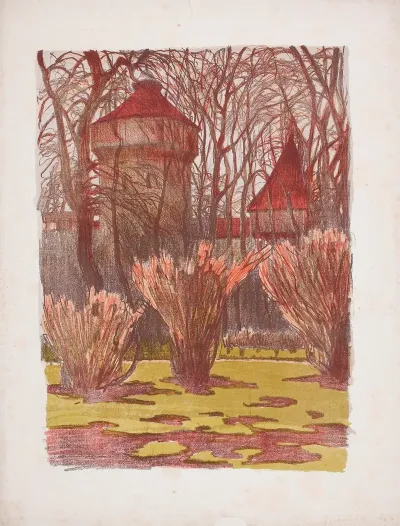 Brama Florianska Od Strony Plant