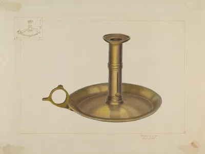 Brass Candlestick 2