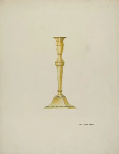 Brass Candlestick 3