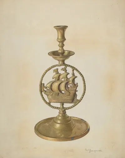 Brass Candlestick