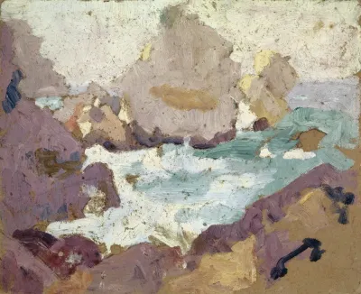Breakers And Rocky Coast
