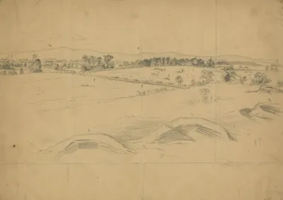 Breastworks Near Williamsport Md Thrown Up By Gen Lees Army On Its Retreat Toward The Potomac