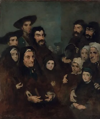 Breton Fishermen And Their Families
