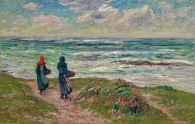 Bretonnes Devant La Mer