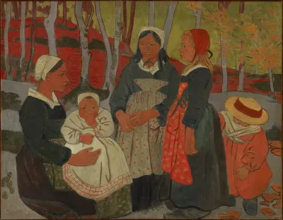 Bretons In The Forest Of Huelgoat