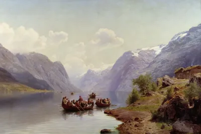 Bridal Escort On The Hardanger Fiord