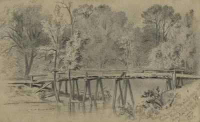 Bridge Across The Matapony River Near Bowling Green Va