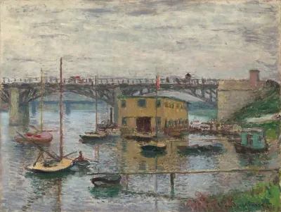 Bridge At Argenteuil On A Gray Day