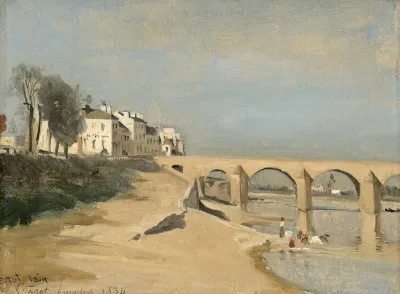 Bridge On The Saone River At Macon