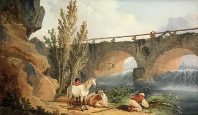 Bridge Over A Cascade