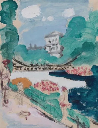 Bridge Over River