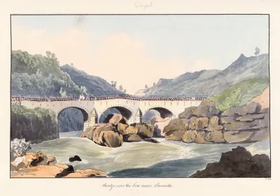 Bridge Over The Coa Near Almeida